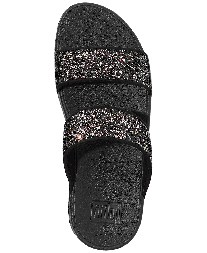 FitFlop Women's Lulu Multi-Tonal Glitter Wedge Sandals