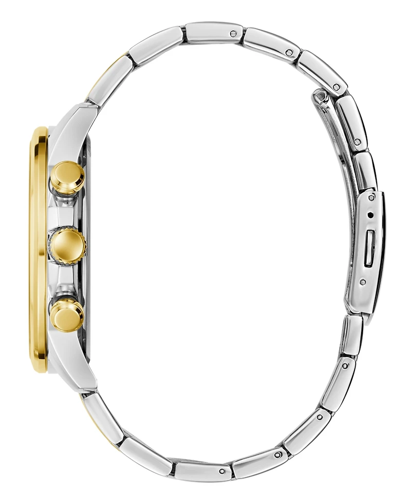 Guess Men's Multi-Function Two-Tone Stainless Steel Watch, 44mm