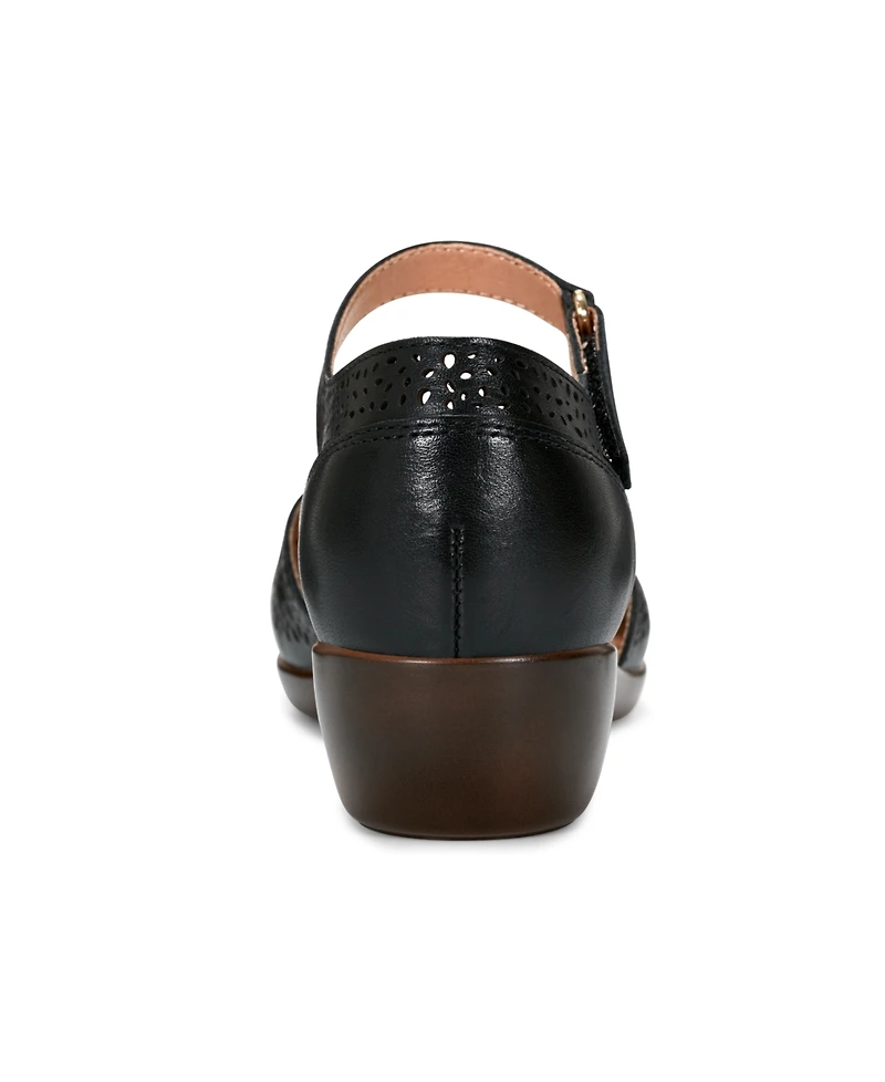 Easy Spirit Women's Denita Two-Piece Mary Jane Flats