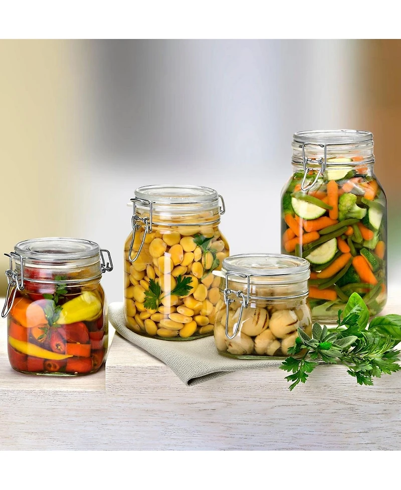 Bormioli Rocco 169-Oz. Fido Jars, Set of 6