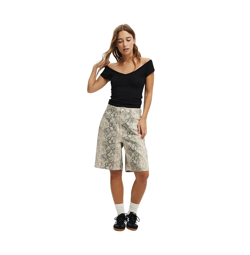 Cotton On Women's Super Baggy Denim Jort