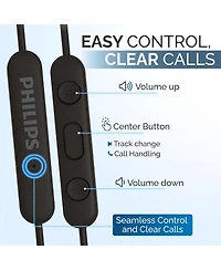 Philips Wired Earbuds Usb-c with Microphone Type-c Headphones, Powerful Bass, Lightweight In-Ear Design, 3-Button In-Line Remote