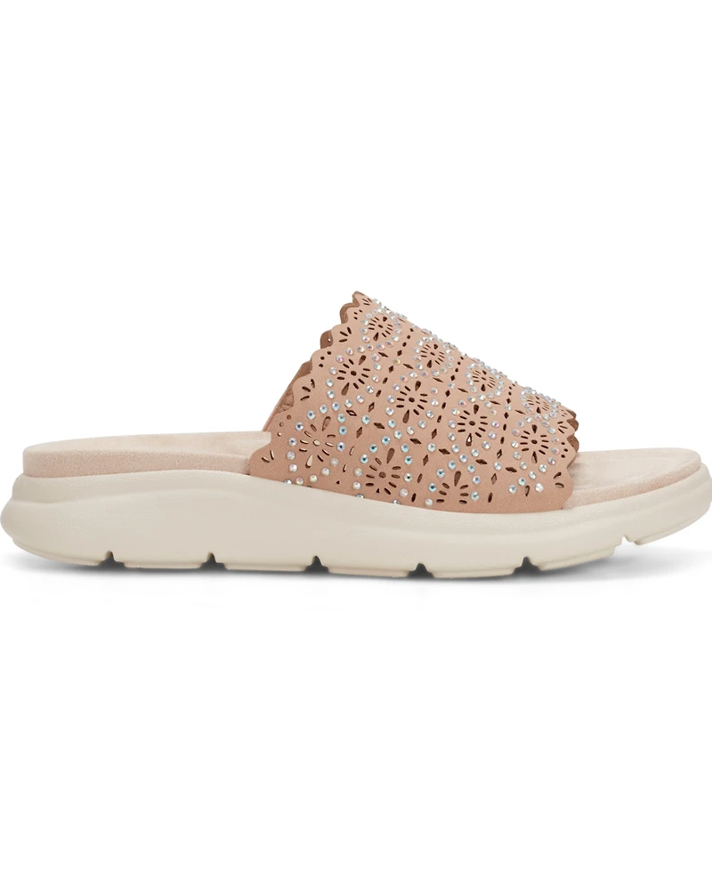 Easy Spirit Women's Alora Embellished Slide Sandals