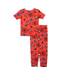 Spider-Man Toddler Boys Short Sleeve T-Shirt and Pant