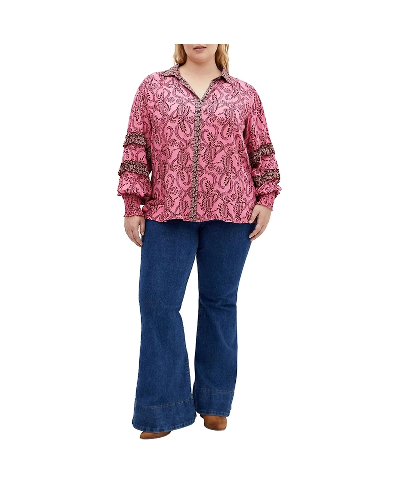 City Chic Plus Size Dreamweaver Shirt