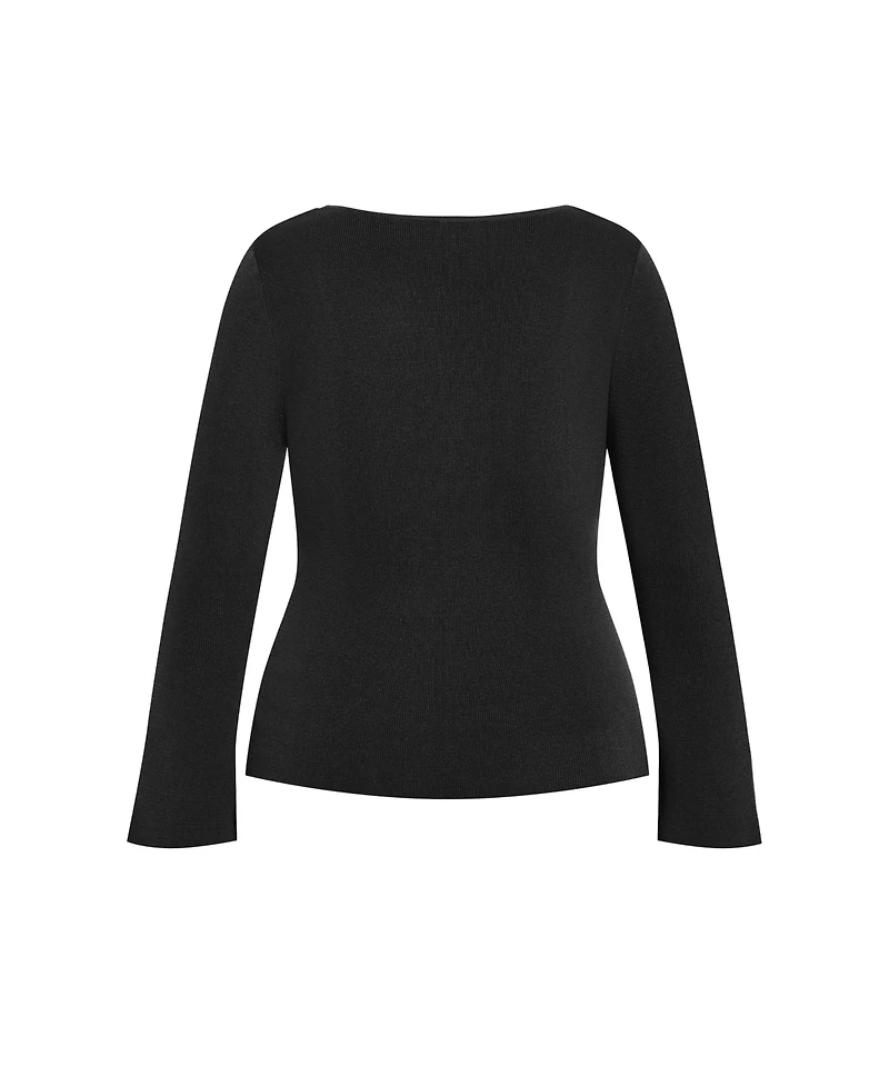 City Chic Plus Brooklyn Sweater