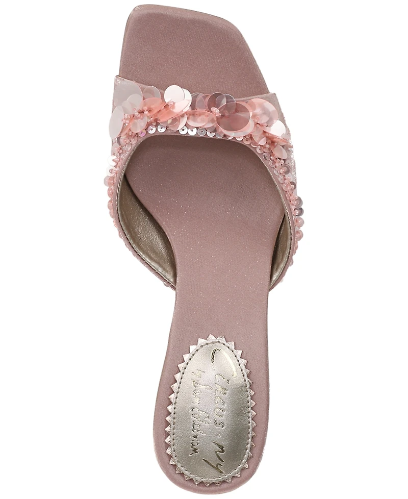 Circus Ny by Sam Edelman Juliana Sequin Mid-Heel Dress Sandals