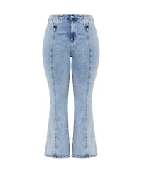 City Chic Plus Size Asha Mia Jean