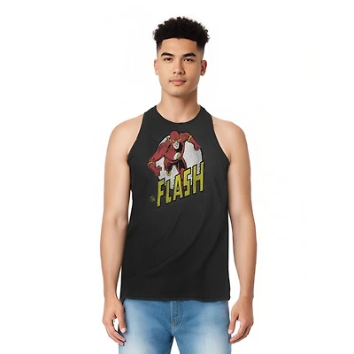 Dc Flash Mens Comics Run Adult Tank Top