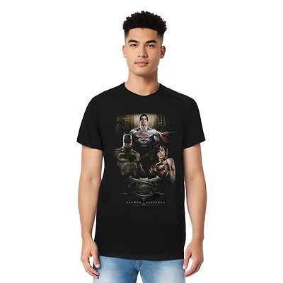 Batman V Superman Mens The Three Short Sleeve Adult Tee / T-Shirt