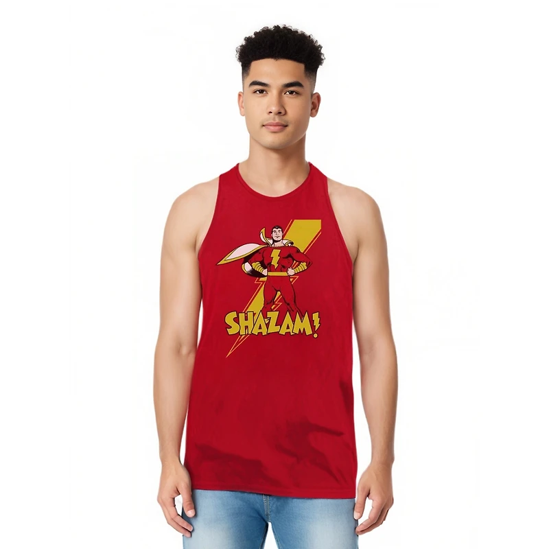 Dc Shazam Men's Comics Adult Tank Top