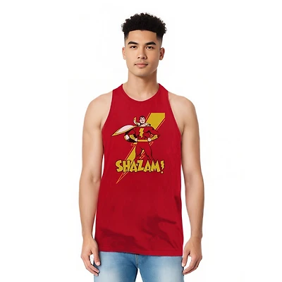 Dc Shazam Men's Comics Adult Tank Top