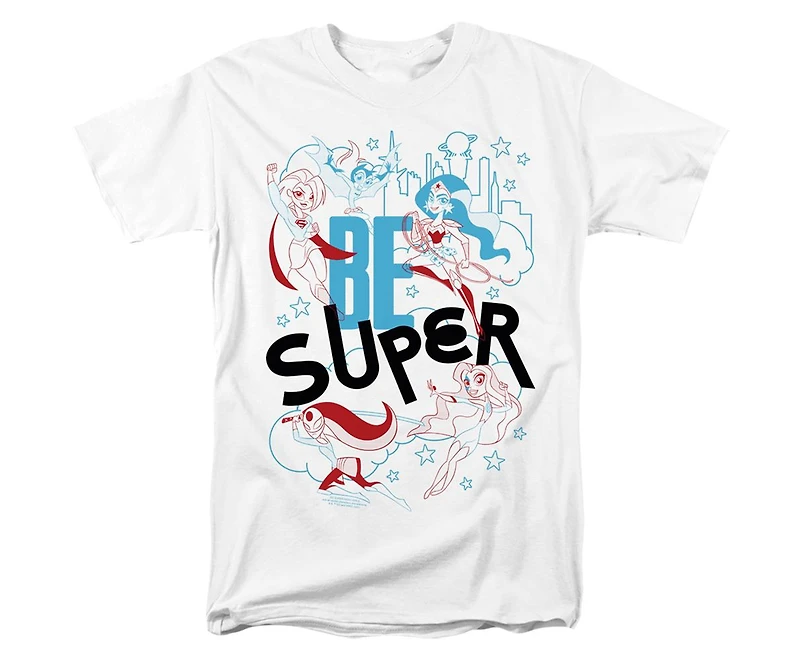 Dc Wonder Woman Men's Superhero Girls Comics Be Super Short Sleeve Adult Tee / T-Shirt