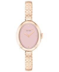 Coach Women's Sammy Carnation Gold Tone Stainless Steel Bangle Bracelet Watch, 22.5mm