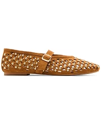 Steve Madden Women's Dreaming Studded Mary Jane Flats