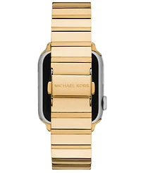 Michael Kors Women's Gold-Tone Stainless Steel Band for Apple Watch