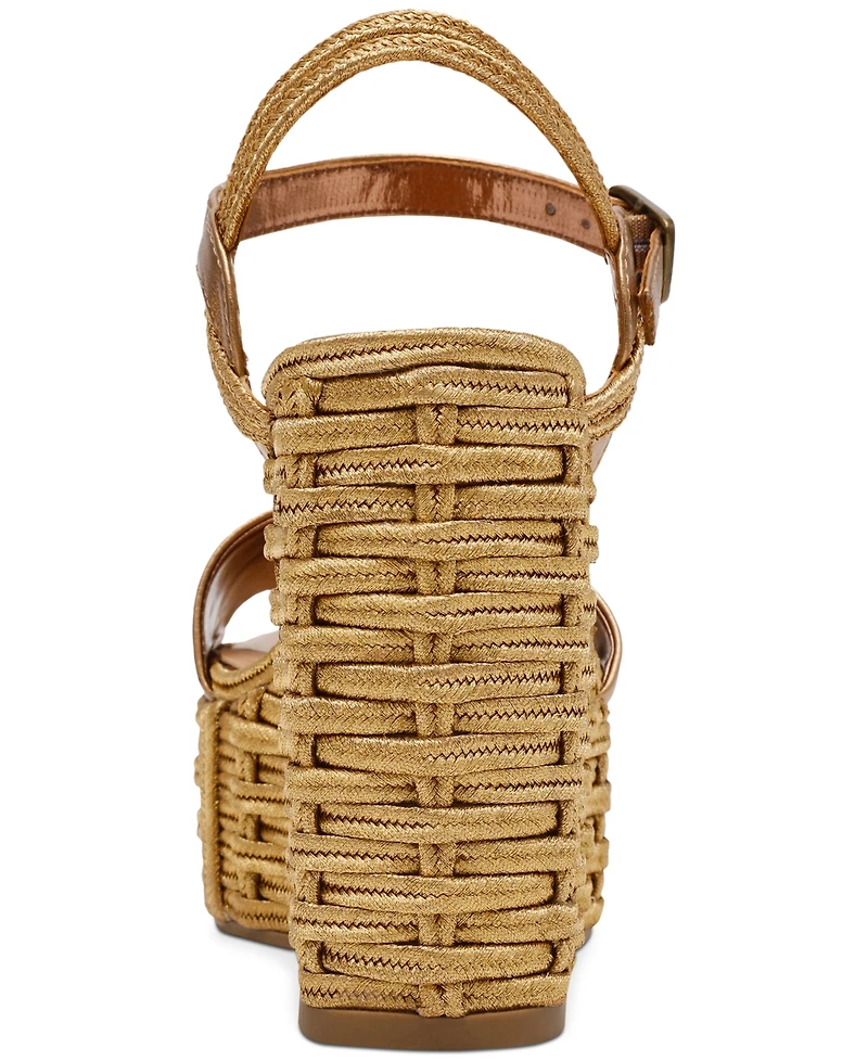 Steve Madden Women's Pinky Platform Rope Wedge Sandals