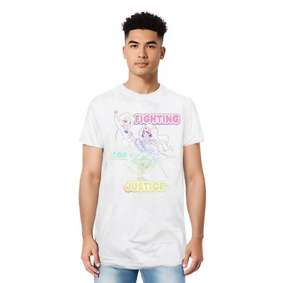 Dc Wonder Woman Men's Superhero Girls Comics Fighting For Justice Short Sleeve Adult Tee / T-Shirt