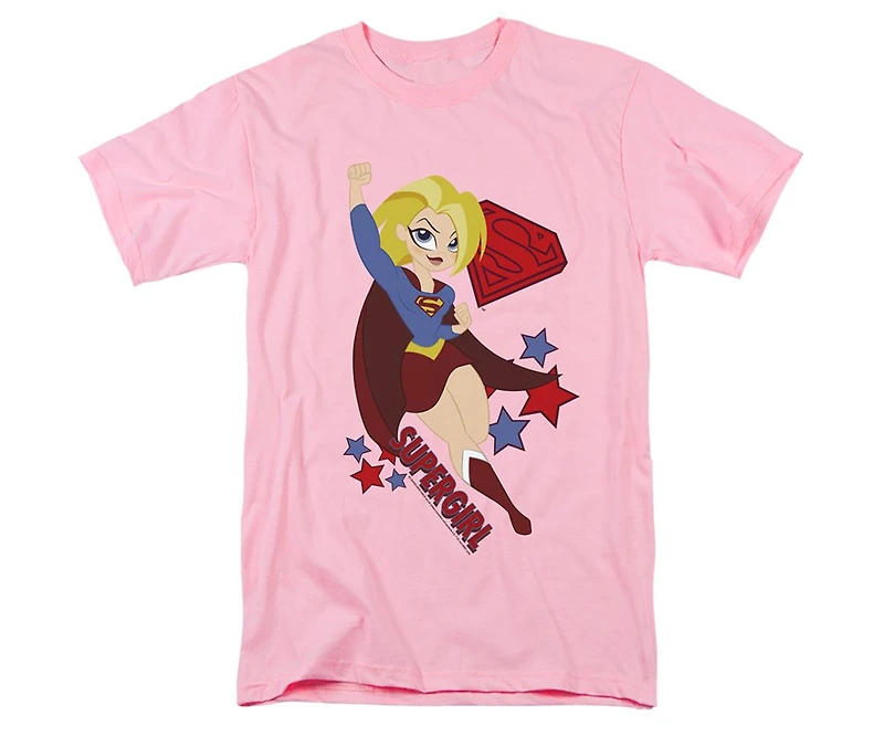 Dc Wonder Woman Men's Superhero Girls Comics Supergirl Short Sleeve Adult Tee / T-Shirt