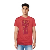 Supergirl Mens Ready Set Adult Heather Tee / T-Shirt