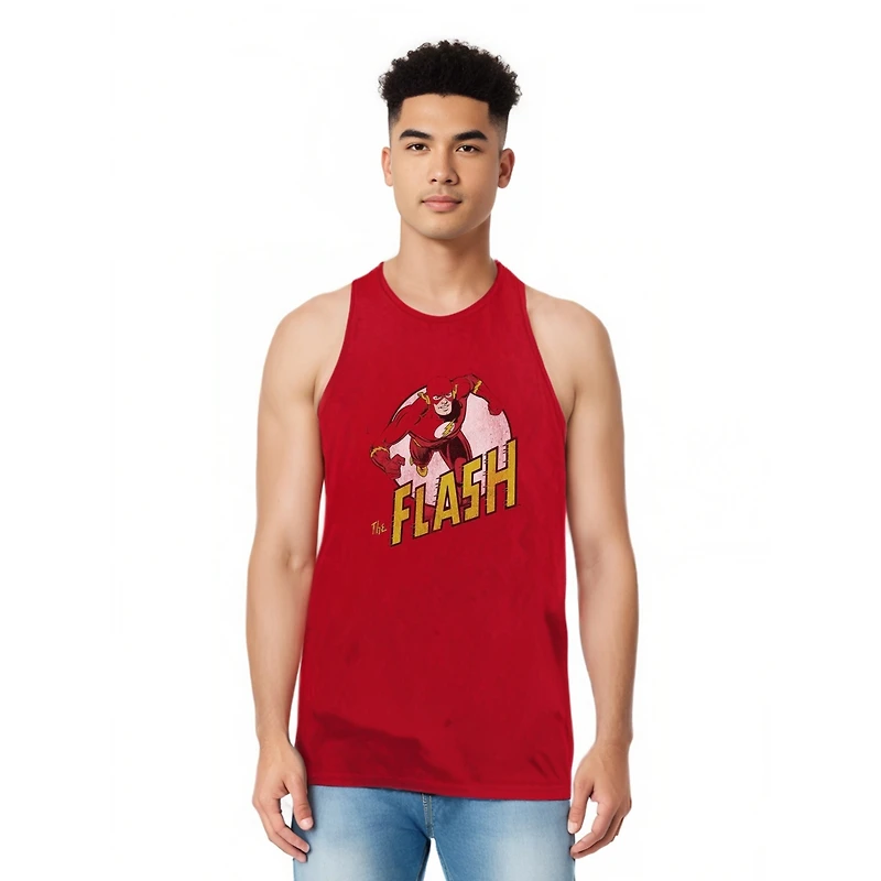 Dc Flash Mens Comics The Adult Tank Top