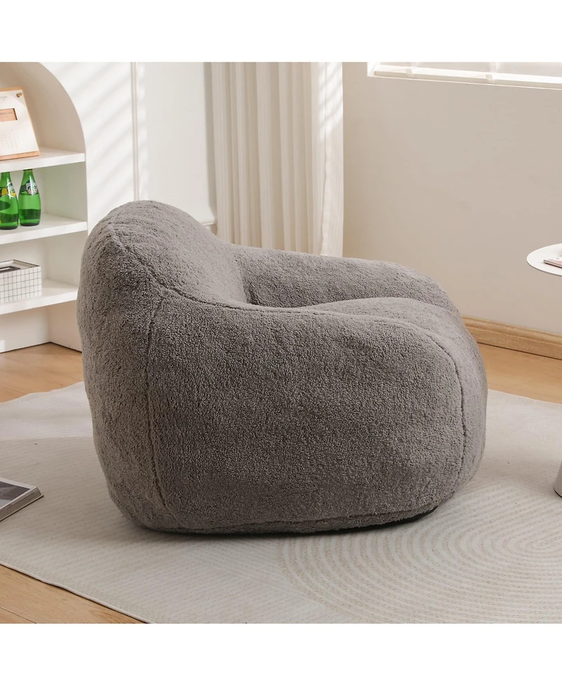 Giant Bean Bag Chair for Adults, Comfy Beanbag Couch with Armrests Living Room & Bedroom-The Pop Home