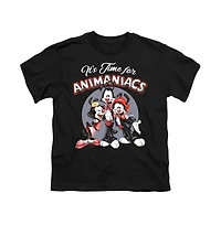 Animaniacs Boys Its Time For Short Sleeve Tee / T-Shirt