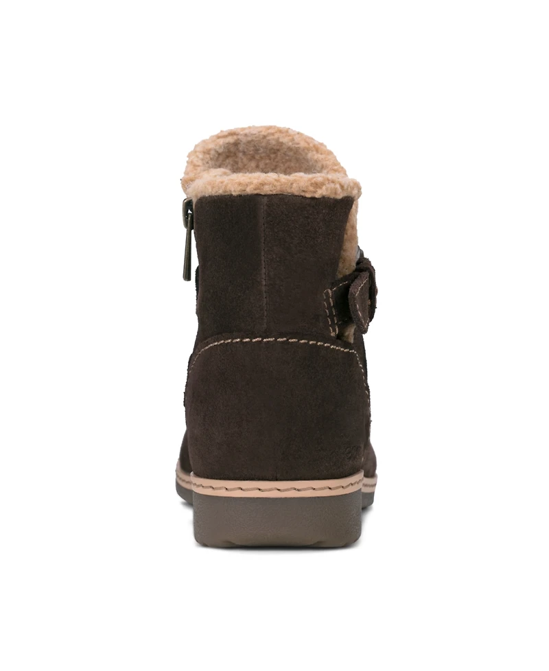 Earth Women's Hutton Buckle Strap Cozy Booties