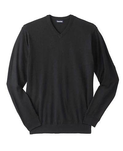 KingSize Men's Big & Tall Lightweight V-Neck Sweater