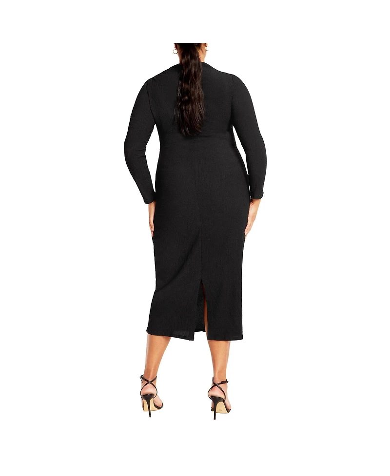 City Chic Plus Jojo Fitted Dress