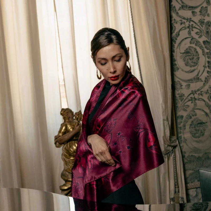 Isabella - Silk Scarf/Shawl for Women