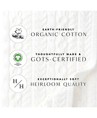 Hope & Henry Girls Organic Puff Sleeve Jersey Knit Polo