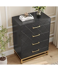 gaomon Dresser for Bedroom with 4 Drawer Dresser