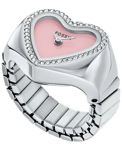 Fossil Women's Watch Ring Two-Hand Stainless-Steel, 18mm