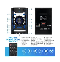 Pyle 5.25” 2-Way Bluetooth Wireless Speaker System - Waterproof, 500W Max Power, 1/2” Tweeter, Compact Design