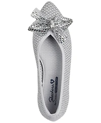 Skechers Women's Cleo Point Bow - Shimmery Shine Skimmer Flats from Finish Line