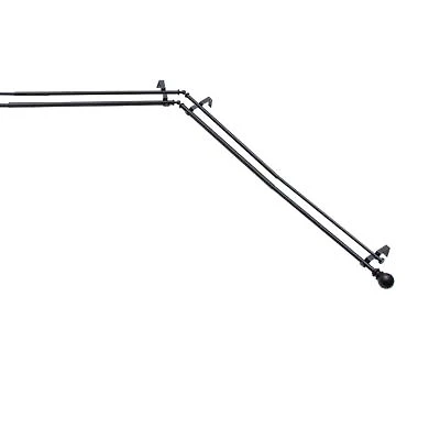 Kenney Bryce 3 4 Decorative Bay Window Double Curtain Rod