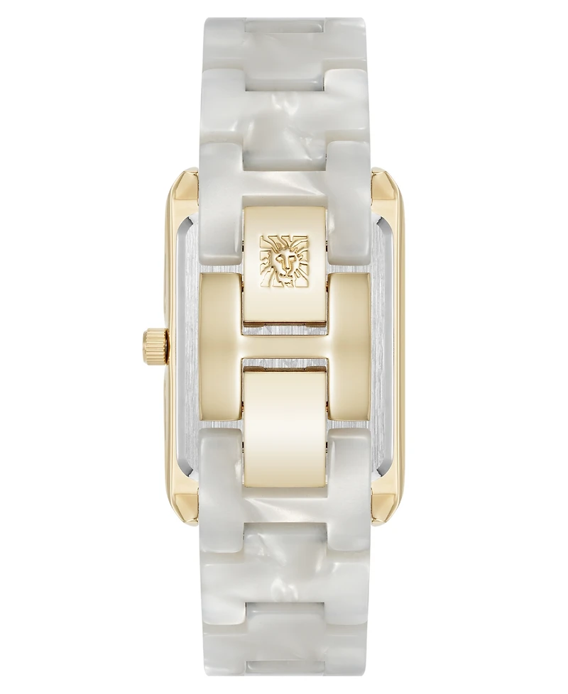 Anne Klein Women's Quartz Ivory Acetate Bracelet Watch, 26mm