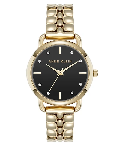 Anne Klein Women's Quartz Signature Gold-Tone Metal Alloy Watch