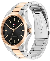 Tommy Hilfiger Men's Quartz Two-Tone Stainless-Steel Bracelet Watch