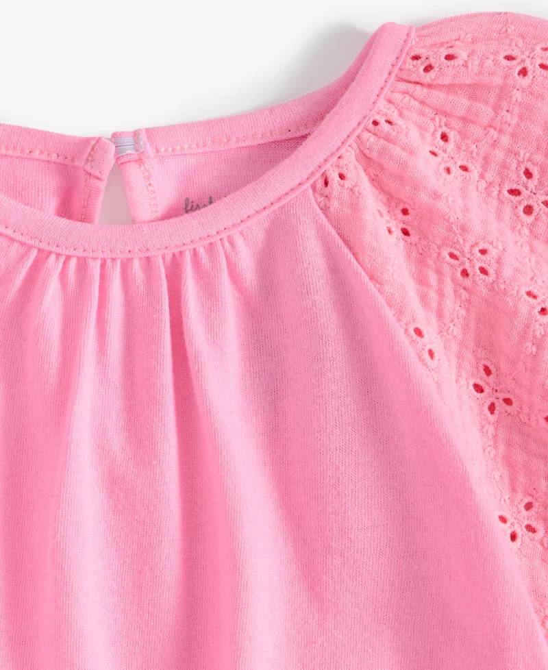 First Impressions Baby Girls Eyelet-Detail Sunsuit, Exclusively at Macy's