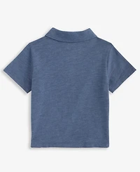 Baby Boys Little Turtle-Detail Polo Shirt, Exclusively at Macy's