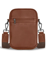 Onyx Vertical Leather Cross Body