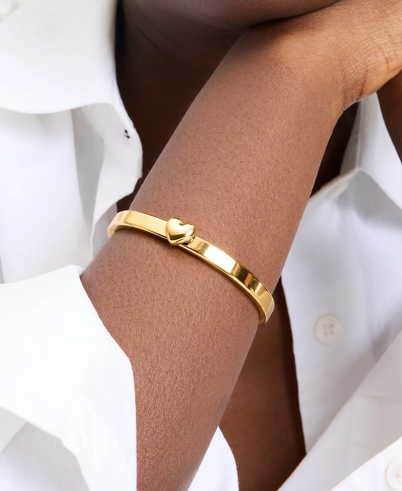 Kate Spade New York Enamel Polished Heart You Bangle Bracelet