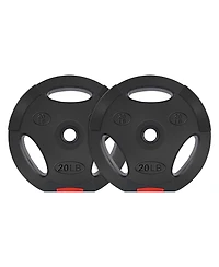 Signature Fitness Standard 20 Pound Coded Olympic Weight Plate