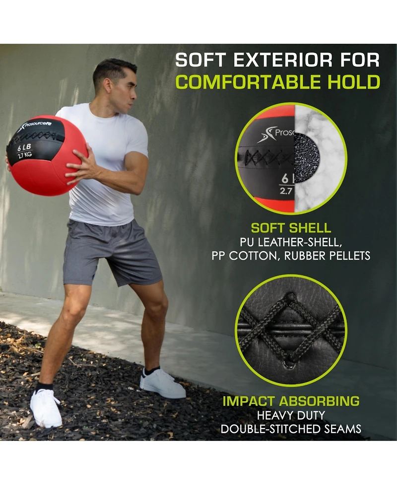 ProsourceFit Soft Medicine Ball, 6lb