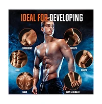 Squatz Lat Straight Pulldown Bar with Knurled Handle for Cable Machines