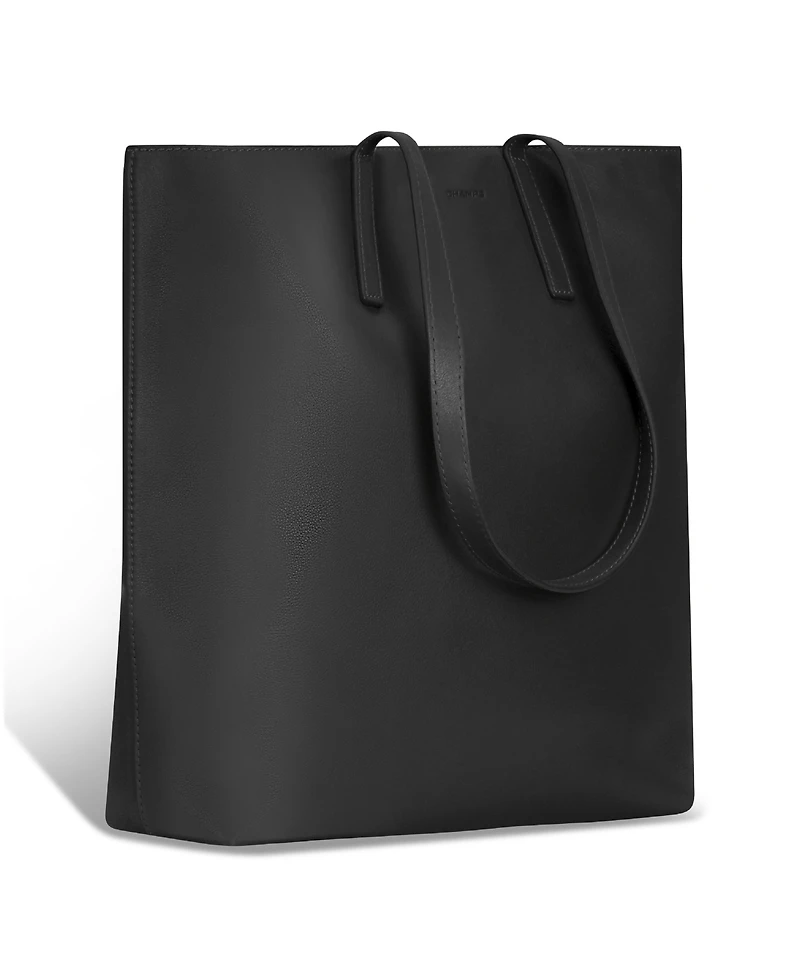Champs Onyx Collection Leather Vertical Tote