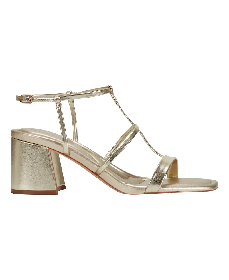 Marc Fisher Women's Gellyn Caged Block Heel Sandals