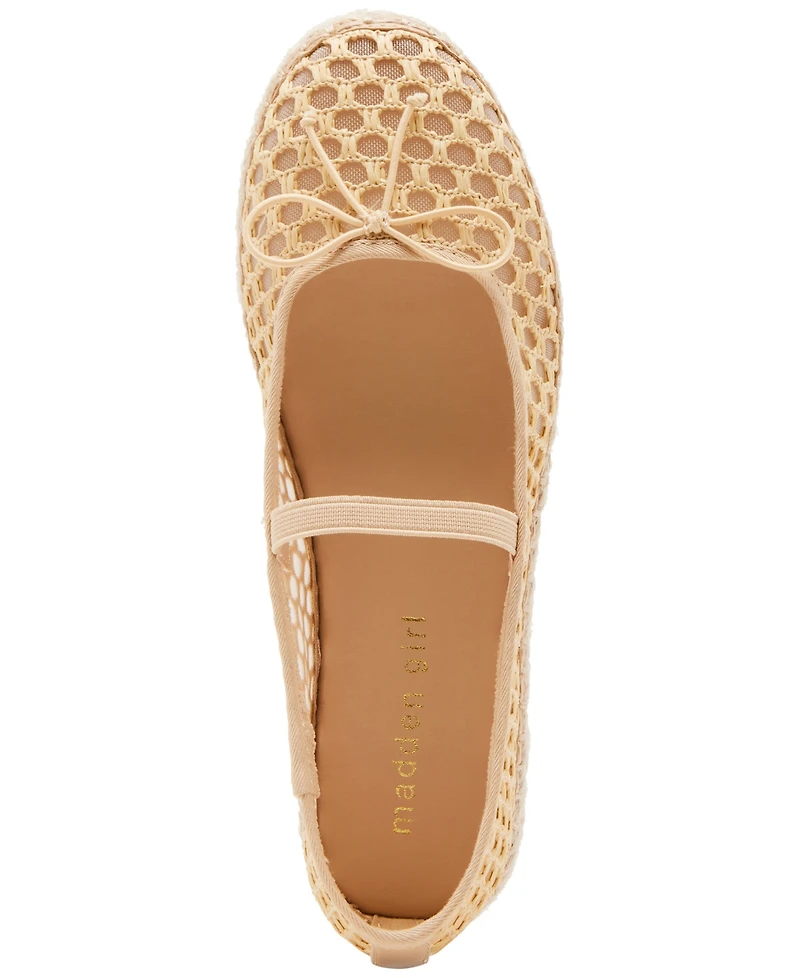 Madden Girl July Mary-Jane Platform Espadrille Flats